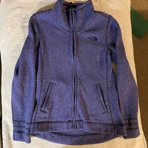 North Face full zip Medium sweater